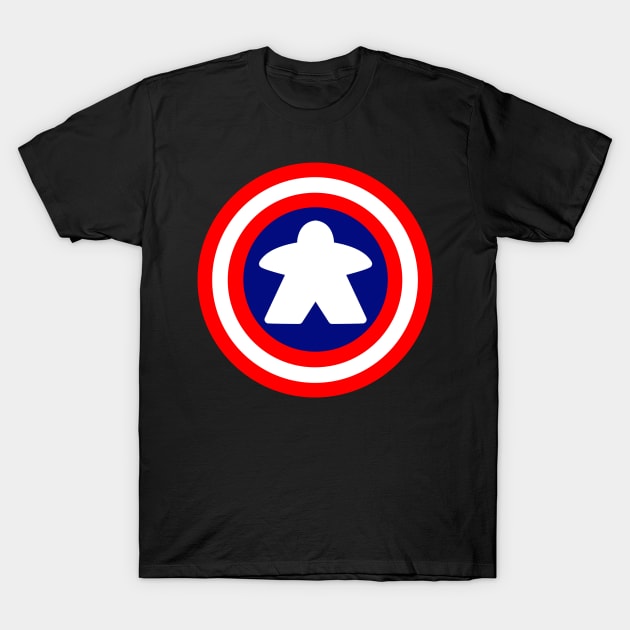 captain meeples T-Shirt by sigitakagami